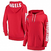 Women Los Angeles Angels G III 4Her by Carl Banks 12th Inning Pullover Hoodie Red,baseball caps,new era cap wholesale,wholesale hats
